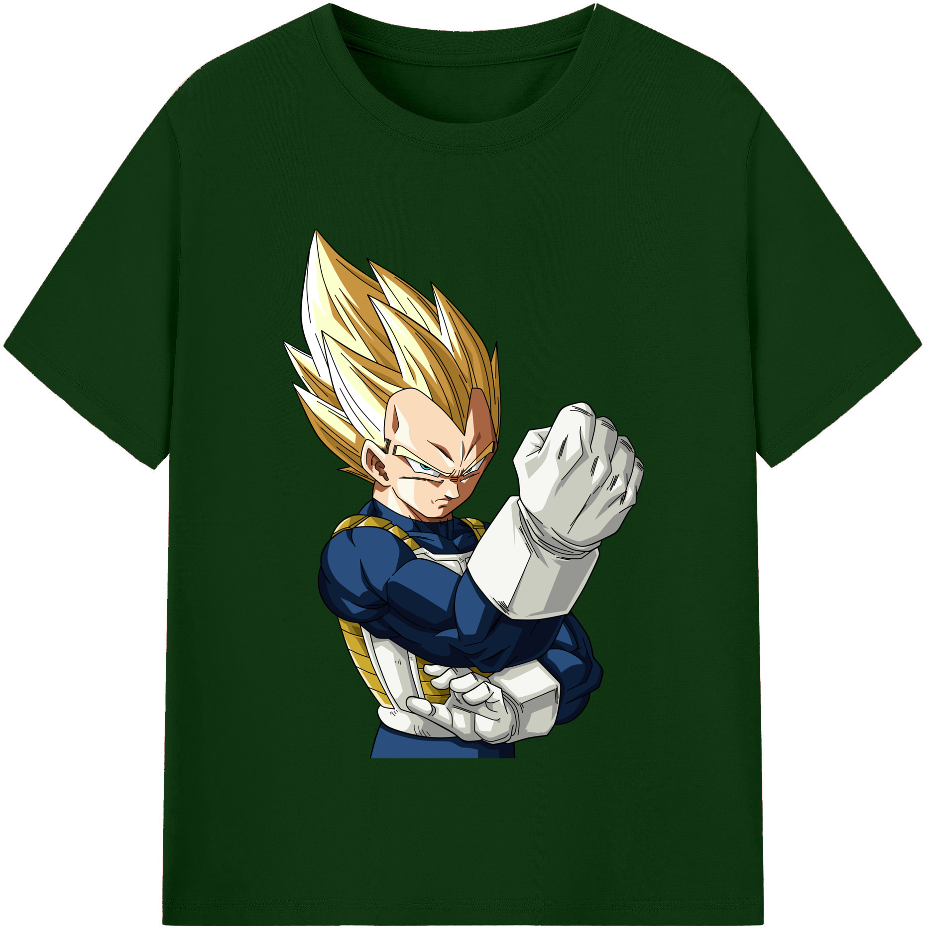 （画像用） ドラゴンボール ベジータ四世（Bejīta Yonsei）DRAGON BALL Vegeta IV 綿100％半袖Tシャツ（フロントプリント）